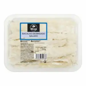 Bacalao desmigado salado Carrefour El Mercado 250 g