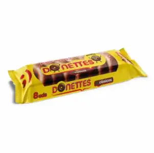 Bollito recubierto de chocolate clasicos Donettes 8 ud.