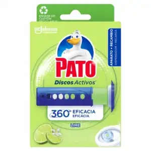 Discos wc activos inodoros lima aparato + recambio Pato 1 ud.