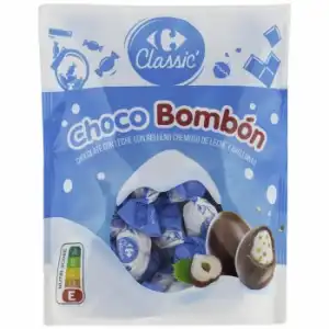 Mini huevos choco bombón Classic Carrefour doy pack 200 g.