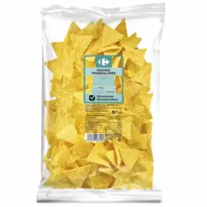 Nachos triangulares Carrefour 375 g