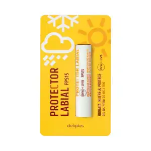 Protector labial FPS 15 Deliplus Paquete 1 ud