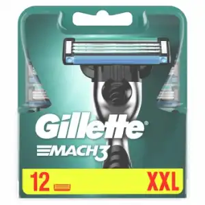 Recambios maquinilla Mach3 XXL Gillette 12 ud.