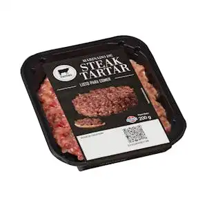 Steak Tartar de vacuno marinado Bandeja 0.2 kg
