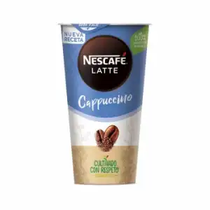 Café cappuccino Nescafé Latte sin gluten 190 ml.