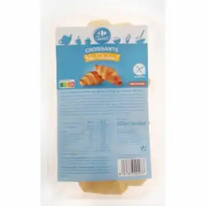 Croissant Classic Carrefour No Gluten¡ sin gluten 200 g.