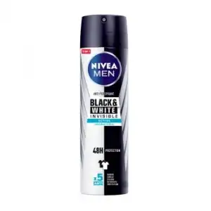 Desodorante en spray para hombre invisible 48 h Black & White Nivea Men 200 ml.