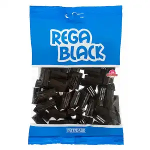 Golosinas regaliz negro Hacendado Paquete 0.25 kg