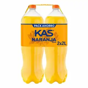 Kas de naranja pack de 2 botellas de 2 l.