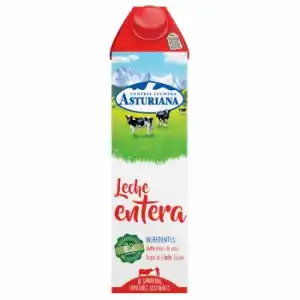 Leche entera Central Lechera Asturiana brik 1 l.