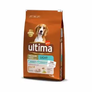 Pienso de pollo y arroz para perro adulto Medium Maxi Ultima 7Kg.