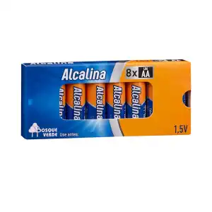 Pila alcalina AA-LR6 Bosque Verde Paquete 8 ud