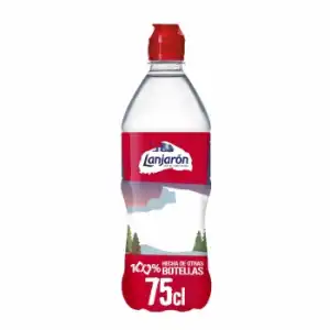 Agua mineral Lanjarón tapón deportivo 75 cl.