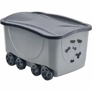 Caja Ordenación Infantil Polipropileno M-HOME Fancy Dog 58x32x39 cm Gris