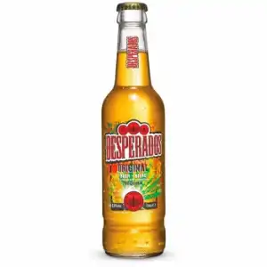 Cerveza Desperados con tequila botella 33 cl.