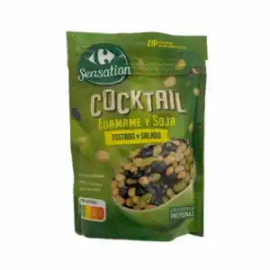 Cocktail de edamame y soja Carrefour doy pack 100 g.