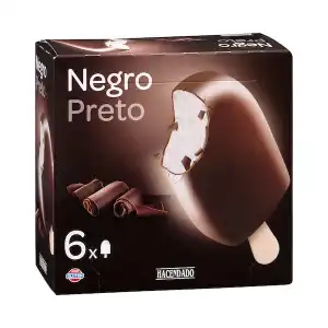 Helado negro Hacendado Caja 720 ml