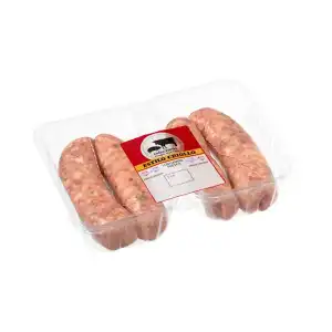 Longaniza fresca estilo criollo Bandeja 0.38 kg