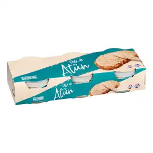 Paté de atún Hacendado 3 latas X 0.08 kg