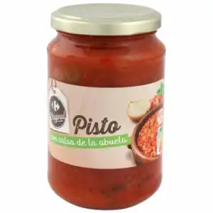 Pisto con salsa de la abuela Original Carrefour sin gluten 350 g.