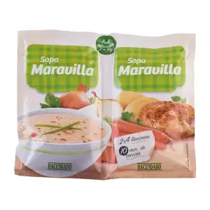 Sopa maravilla Hacendado 2 sobres X 0.091 kg