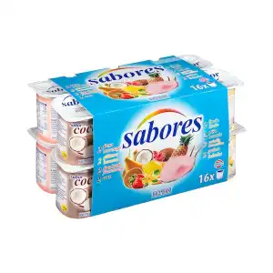 Yogur sabores Hacendado 16 ud. X 0.125 kg