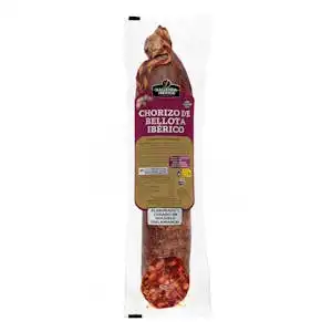 Chorizo de bellota ibérico La hacienda del ibérico Pieza 0.49 kg