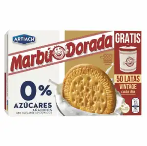 Galletas María 0% azúcares Dorada Marbú Artiach 400 g.