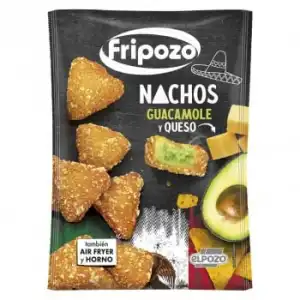 Nachos guacamole y queso Fripozo 250 g.
