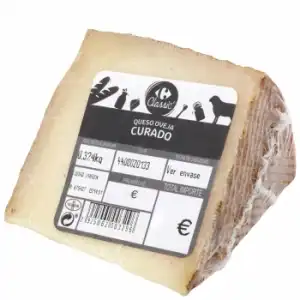 Queso de Oveja Curado Carrefour Classic cuña de 500 g aprox