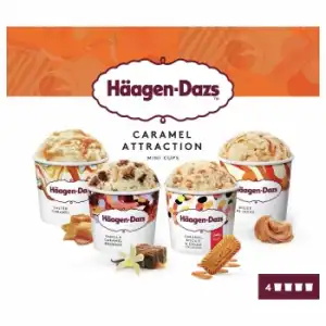 Surtido de helados Caramel Collection Häagen-Dazs 4 ud.