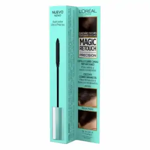 Cepillo cubre canas instantaneo castaño oscuro L'Oréal Magic Retouch 8 ml.
