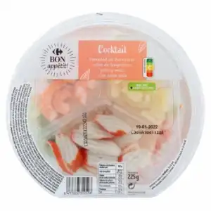 Ensalada cocktail de gambas Carrefour Bon Appétit 225 g