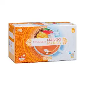 Infusión Rooibos y mango Hacendado fría o caliente Caja 0.04 100 g