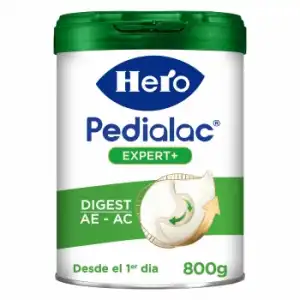 Leche infantil para lactantes en polvo Hero Baby Pedialac Digest 1 lata 800 g.