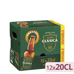 Cerveza Clásica Steinburg 12 botellines X 200 ml
