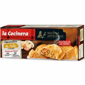 Empanadillas de pollo con champiñón Recetas Artesanas La Cocinera 312 g.