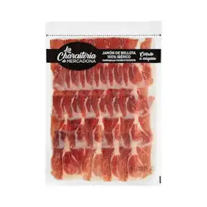 Jamón de bellota ibérico 100% cortado a máquina