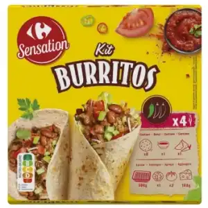 Kit para burritos Sensation Carrefour 510 g.