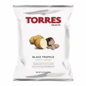 Patatas fritas sabor trufa negra Torres Selecta 125 g.