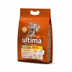 Pienso de pollo y arroz para perro adulto Ultima 3 Kg