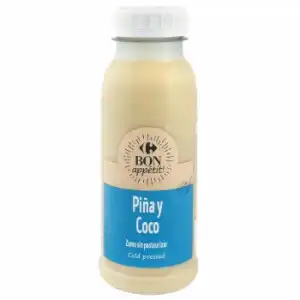 Zumo de piña y coco Carrefour botella 250 ml