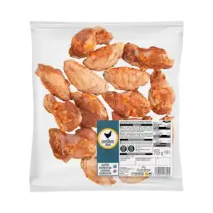 Alas de pollo barbacoa congeladas Paquete 0.75 kg