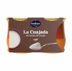 Cuajada de leche de oveja Goshua pack de 2 unidades de 140 g.