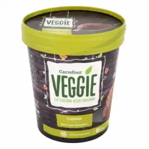 Helado de coco sabor chocolate Carrefour Veggie sin gluten 340 g.