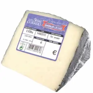 Queso de mezcla semicurado Granja de la Luz cuña de 500 g aprox