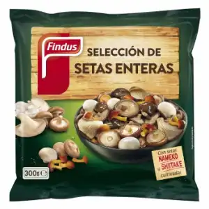 Selección de setas enteras Findus 300 g.