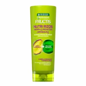 Acondicionador fortificante Nutri Rizos Contouring para cabello rizado u ondulado Garnier-Fructis 300 ml.