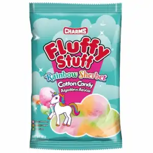 Algodón de azúcar 3 sabores ácidos Fluffy Stuff Charms 60 g.