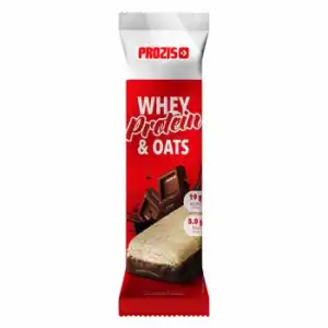 Barrita de proteína de suero de leche y avena sabor chocolate Prozis 80 g.